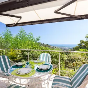  Appartement Independant - Beautiful Sea View&peaceful - Near Cannes